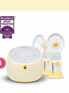 Medela Sonata Pump in White and Cream